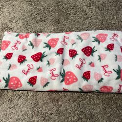 Juicy Couture strawberry throw 