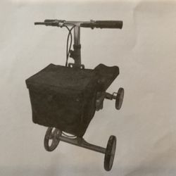 Steerable knee walker
