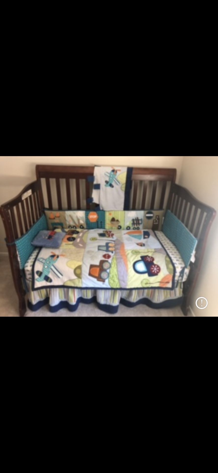 Baby Crib With Bedding Set