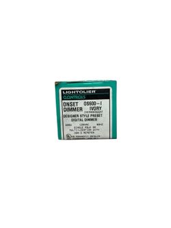 Lightolier Dimmer OS600-I IVORY Multiset Smart Light Switch Onset 600W