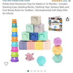 Pidoko Kids Montessori Toys For Babies 6-12 Months