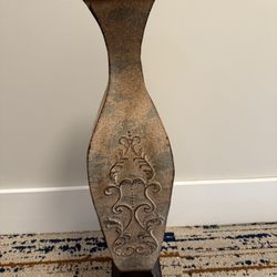 Rustic metal decorative vase- 30 inches 