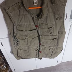 Brand New Trails- Hunting Fishing Photography Light Green Vest