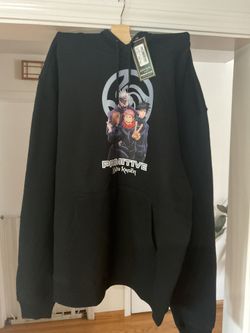 Primitive Skateboarding X Jujutsu Kaisen Hoodie Men's LG Black Anime New W/ Tags