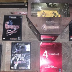 Nintendo Gamecube Resident Evil Controller & Games Bundle.