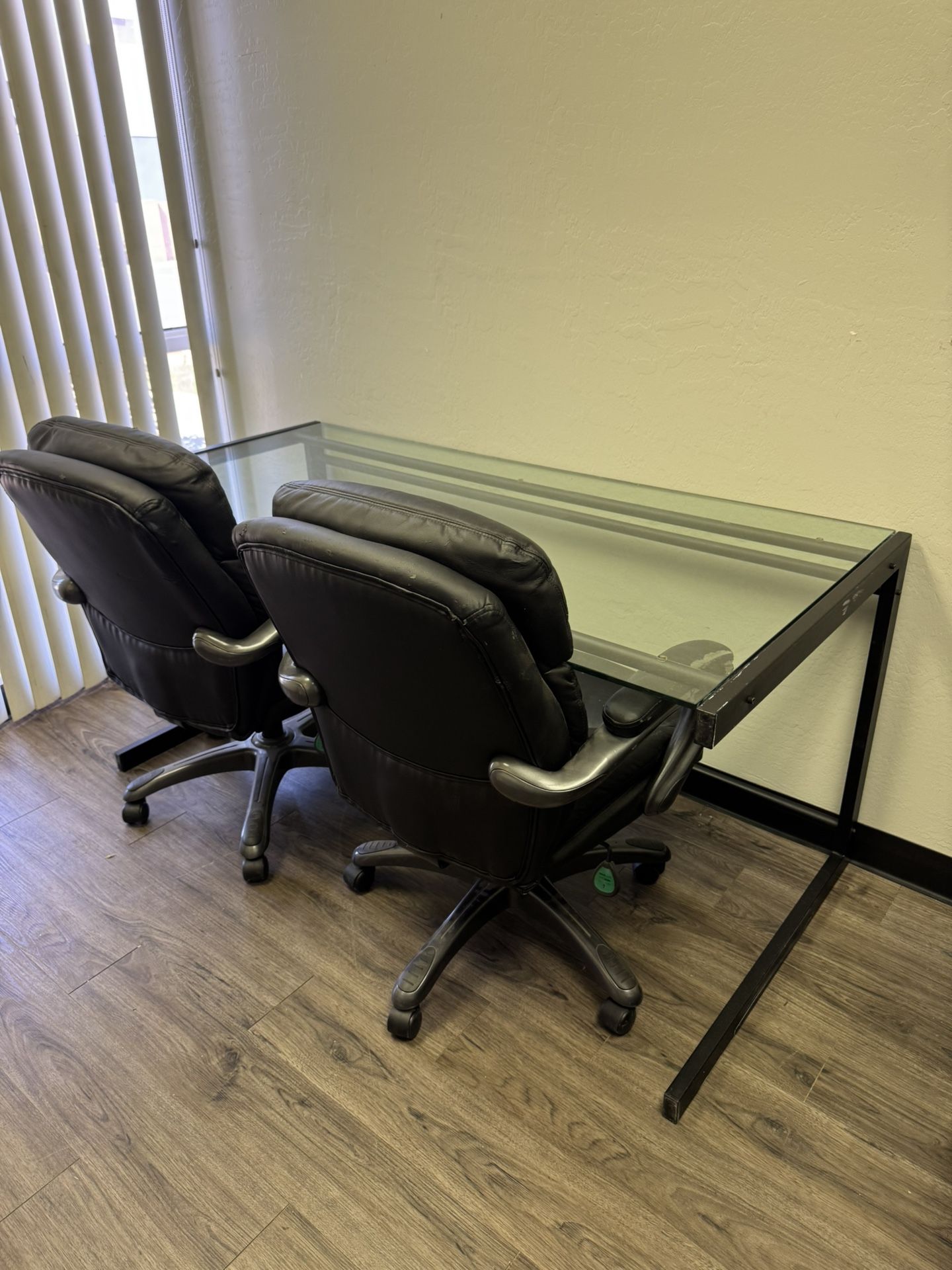 Glass Desk Work Station