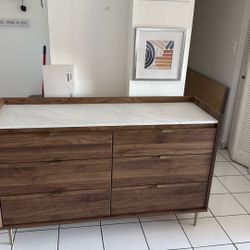 Dresser And Two Side Tables 