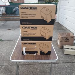 7 New In Box Bath Tissue Dispensere