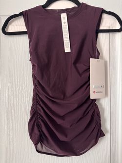 Lululemon Ruched Sleeveless Top Size XXS
