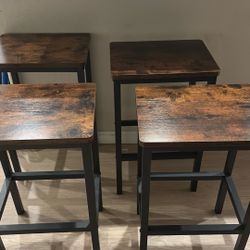 Set Of 4 Barstools