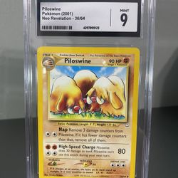 Pokemon Piloswine Unlimited Neo Revelation 