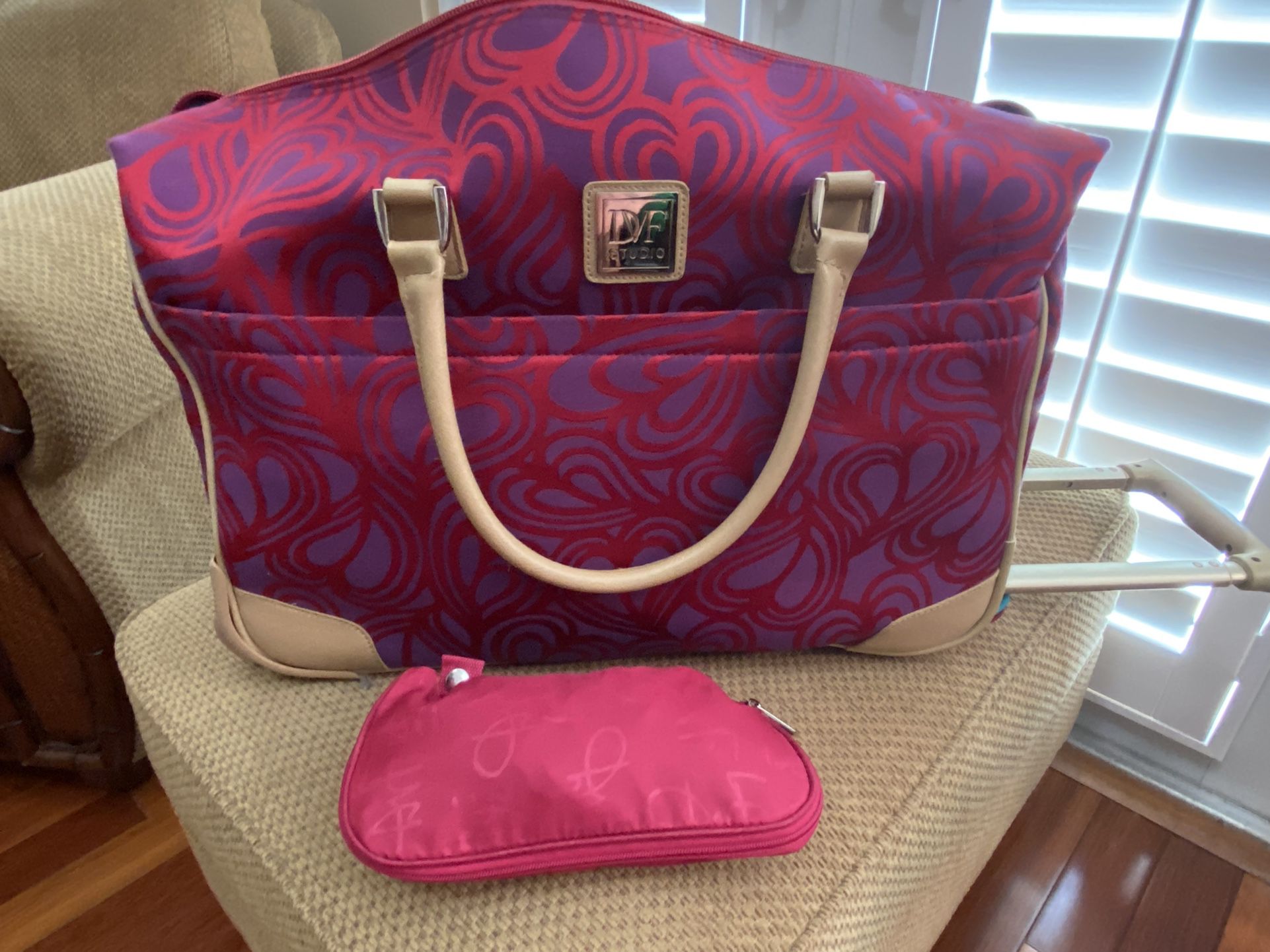 Rolling Duffle Bag - Diane Von  Furstenberg Designer Bag