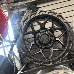 17x9 6x139 Matrix Lock Off-Road Rims And Tires 285/70/17