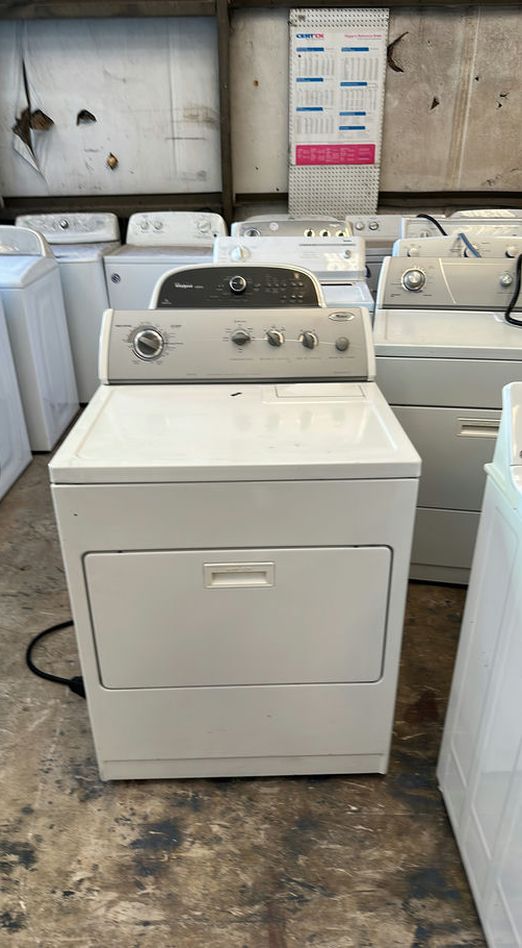 Whirlpool White Electric Dryer with Wrinkle Prevent