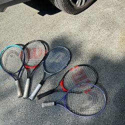 Kids Clubs And Tennis Rackets