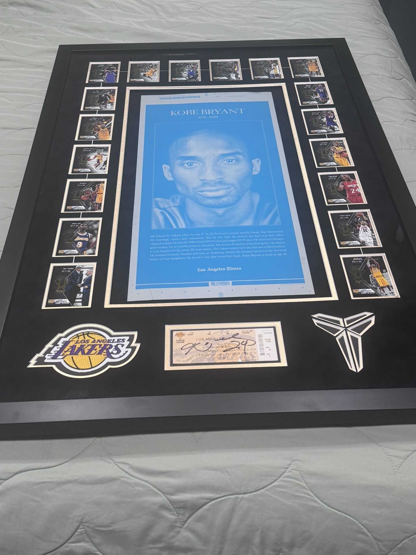 Kobe Bryant Autographed 