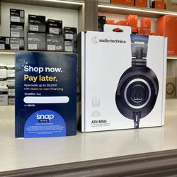 Audiotechnica Monitor Headphones ATH M50x (Located In Downey, CA)