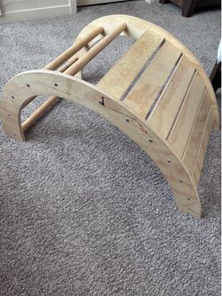 Wooden Toddler Climbing Gym