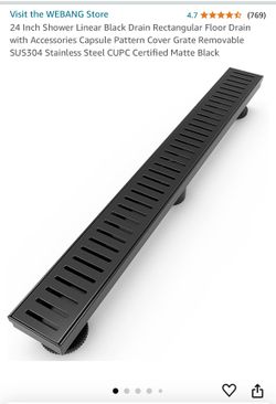 Black Matte Drain Still In Box