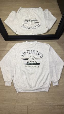 New Vintage 1990s San Francisco California Spellout Crewneck Sweatshirt
