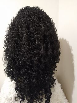 Free Parting Human Hair Blend Lace Front Wig  Thumbnail