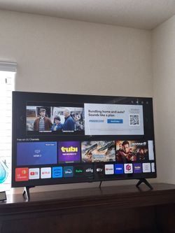 LG 43" Smart TV with remote