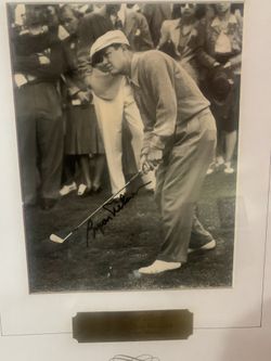 Signed Byron Nelson Photo From 1939 US Open