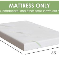 4 Inch Gel Memory Foam Sofa Mattress FULL SIZE