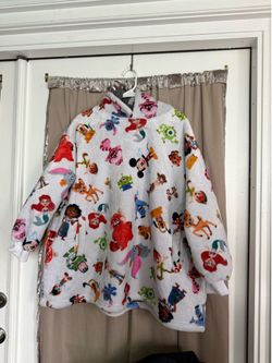 Disney 100 character print wearable blanket hoodi