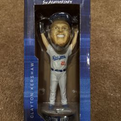 Kershaw Bobblehead 5th Anniversary No-hitter