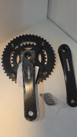 Shimano Tourney TY-501-2 Double 7/8 Spd Crankset - Black