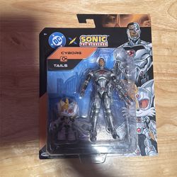 Dc x sonic cyborg and tails two pack