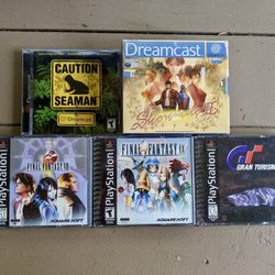 PS1 & Dreamcast games (NOT FREE)