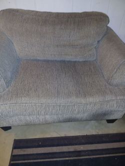 Oversized Fabric Accent Chair