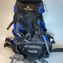 Teton FOX5200 Internal Frame Backpack 🎒 Large Hiking Pack w/ Daypack