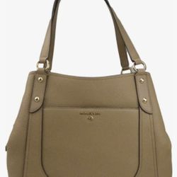 MICHAEL KORS Molly Large Pebbled Leather Tote Bag