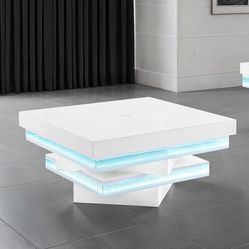 LED coffee table Bluetooth speaker and wireless charging station brand new in box firm price $599