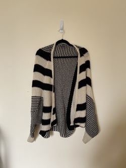 Zara Black & White Cardigan
