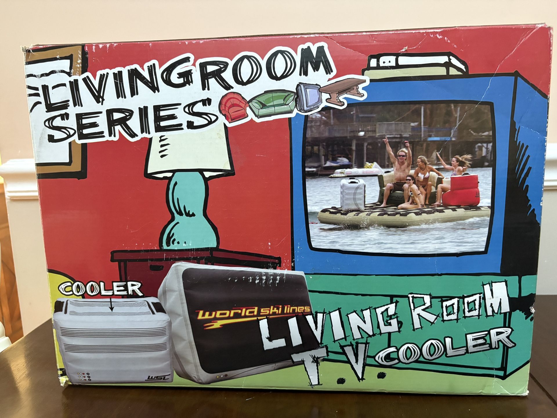World Ski Lines Living Room Tv Cooler