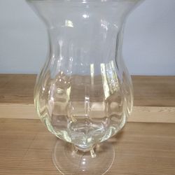 Glass Hurricsne Vase