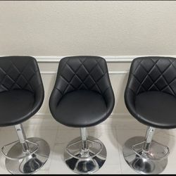Set De 3 Bar Stools 