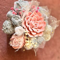Handmade Crochet Flowers Bouquet 