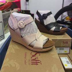 Sofft Cassidy Platform Wedges Brand New