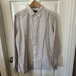 Large beige cotton shirt