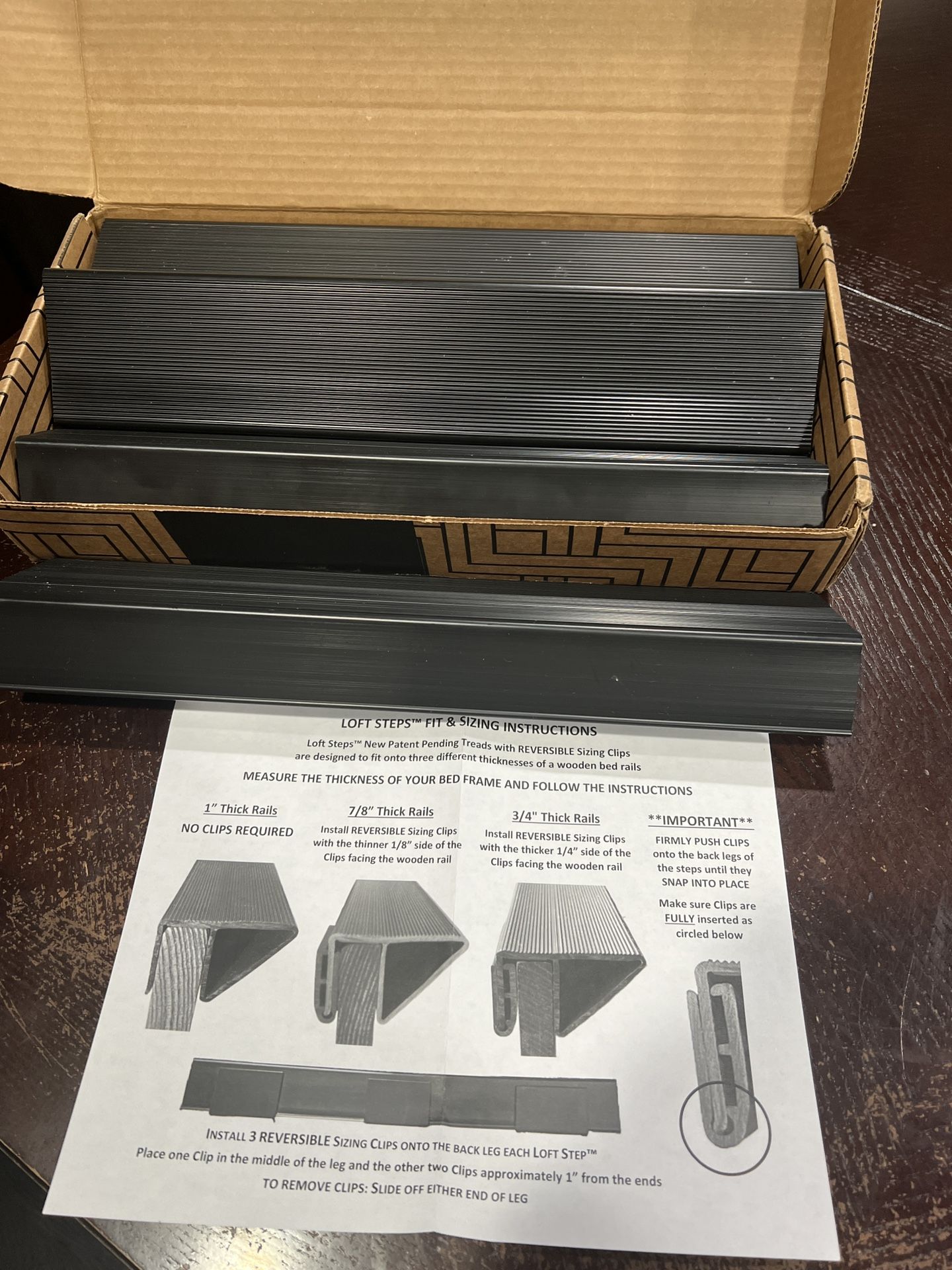 Loft Steps stair treads for college university student dorm beds Bunk