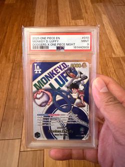 One Piece x Dodger Monkey D Luffy PSA 9