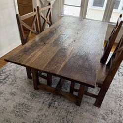 Farm Style Dining Table 
