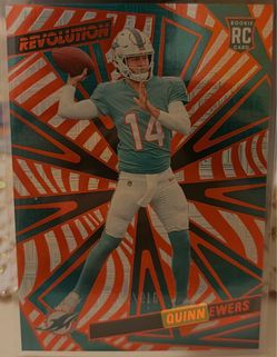 Panini 2025 Revolution Rookies Quinn Ewers Orange Levels RC  /299 No. 235