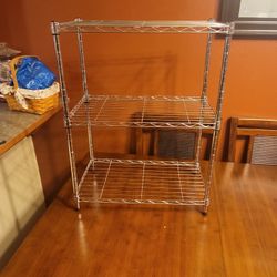 2 TIER METAL SHELF 