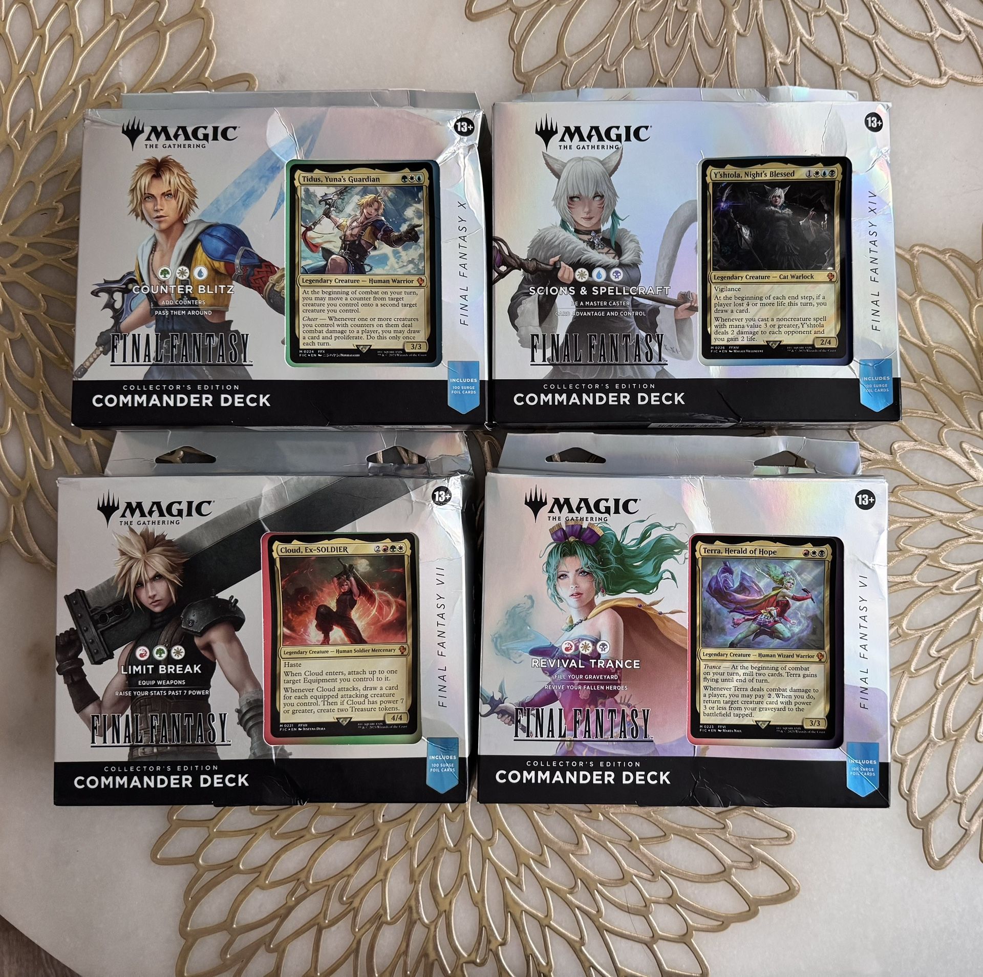 MTG Final Fantasy Collector’s Edition Commander Deck Bundle